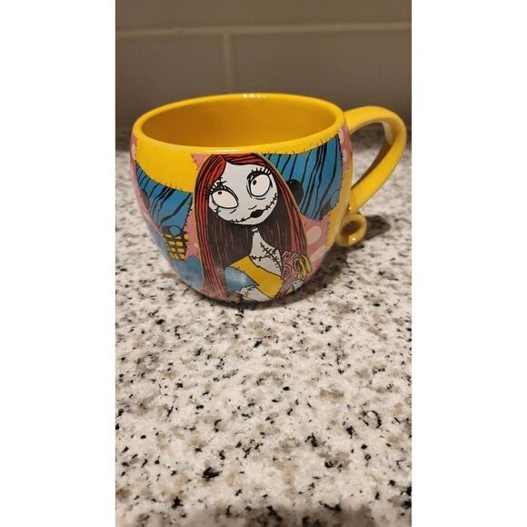 Disney Nightmare Before Christmas Jack And Sally 16oz Mug Yellow Hallowe… - Picture 5 of 8